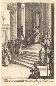 La presentazione della Vergine da Jacques Callot