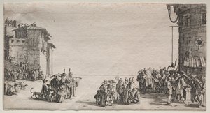 Il mercato degli schiavi, 1629 da Jacques Callot