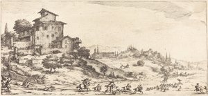 La Caccia al Cervo da Jacques Callot