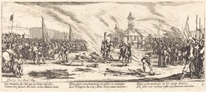 Il rogo da Jacques Callot