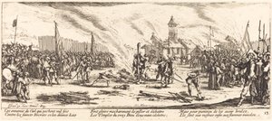 Il rogo da Jacques Callot