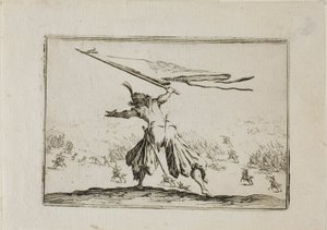 Il portabandiera, da I Capricci da Jacques Callot