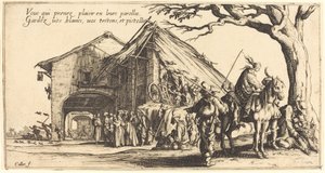 Il luogo di sosta da Jacques Callot