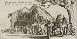 Il luogo di sosta, da The Bohemians da Jacques Callot