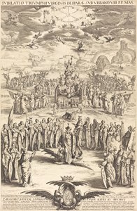 Il trionfo della Vergine da Jacques Callot
