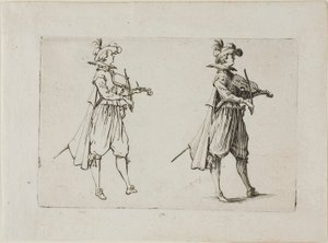 Il violinista, dai Capricci da Jacques Callot