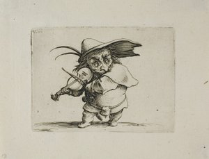 Il Violinista, da Varie Figure Gobbi