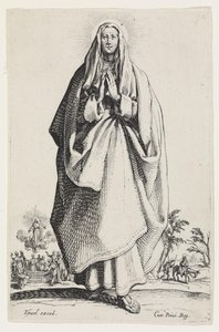La Vergine Maria da Jacques Callot