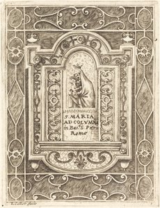 La Vergine alla Colonna da Jacques Callot