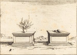Due cuori, 1628 da Jacques Callot