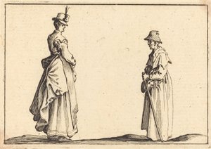 Due donne di profilo, c. 1617