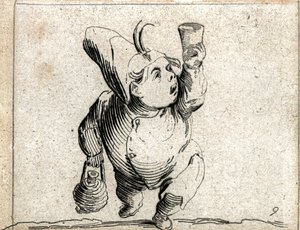 Varie Figure Gobbi ... (incisione) da Jacques Callot