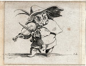 Varie Figure Gobbi ... (incisione) da Jacques Callot