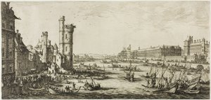 Vista del Louvre da Jacques Callot