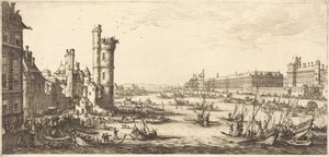Veduta del Louvre da Jacques Callot