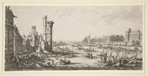 Veduta del Louvre da Jacques Callot
