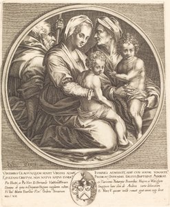 La Sacra Famiglia da Jacques Callot after Andrea del Sarto