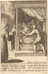 La donna oppressa da Jacques Callot after Matteo Rosselli