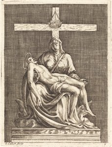 Pietà da Jacques Callot after Michelangelo