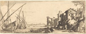 Il piccolo porto da Jacques Callot or Follower of Jacques Callot