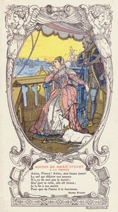 Maria, Regina di Scozia, che dice addio alla Francia e ritorna in Scozia dopo la morte del marito, Re Francesco II di Francia da Jacques Emile (after) Blanche