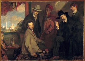 André Gide e i suoi amici al caffè Maure dell
