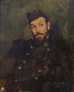 Felicien Cacan in uniforme, 1915
