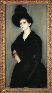 Francia, Parigi, Ritratto di Madame Adelaide Vasnier da Jacques Emile Blanche