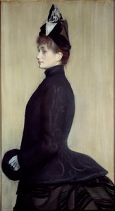 Ritratto di Madame Wallet. Pastello di Jacques-Emile Blanche (1861-1942) 1887. Parigi, museo d