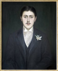 Ritratto di Marcel Proust da Jacques Emile Blanche