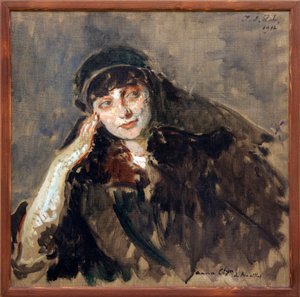 Studio per il ritratto della contessa Anna Elisabeth de Noailles da Jacques Emile Blanche