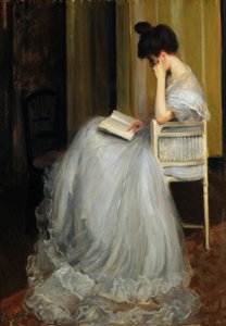 Donna che legge da Jacques Emile Blanche