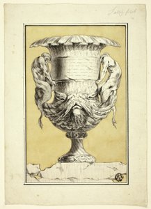 Vaso monumentale con figure antropomorfe