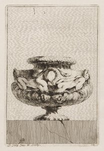 Suite di vasi: Piatto 13, 1746 da Jacques Francois Joseph Saly