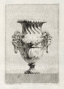Suite di Vasi: Tavola 2, 1746 da Jacques Francois Joseph Saly