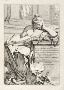 Suite di vasi: pagina del titolo, 1746 da Jacques Francois Joseph Saly