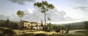 Paesaggio con figure da Jacques Francois Joseph Swebach