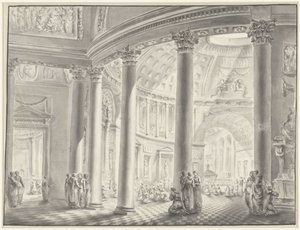 Interno di una chiesa a cupola