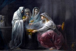 Le Vestali (dettaglio) da Jacques Gamelin
