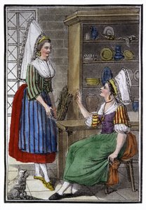 Donne contadine della Normandia