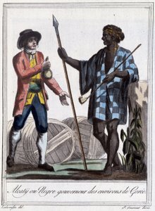 Alcaty o governatore nero dei dintorni di Gorée - in "Enciclopedia dei viaggi" di Grasset St Sauveur, Parigi da Jacques Grasset de Saint Sauveur