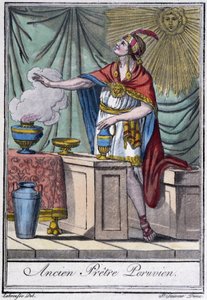 Ex sacerdote peruviano (inca) - in "Encyclopedia of Travels" di J. Grasset-Saint-Sauveur, Parigi