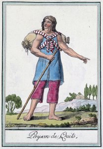 Contadino di Quito (Ecuador) da Jacques Grasset de Saint Sauveur