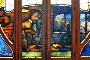 Nancy, Art Nouveau, Camera di Commercio e Industria, Vetrate di Jacques Gruber