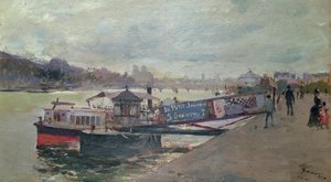 Scena di porto, XIX secolo da Jacques Guiaud