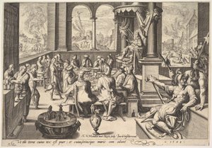 Allegoria del governo di un re infantile, 1588 da Jacques II de Gheyn