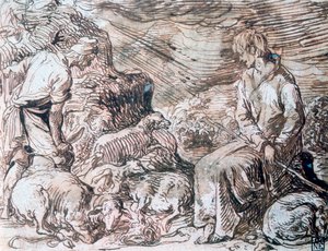 Ippocrate e Democrito, c1584-1629