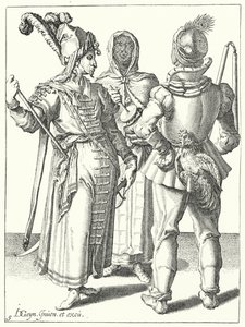 Mascherata da Jacques II de Gheyn