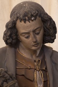 San Giovanni Evangelista (gesso dipinto)