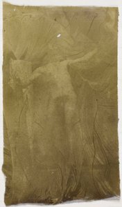 Studio di un modello maschile nudo, in piedi frontalmente, nell